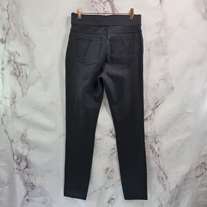 Spanx Leggings Womens Medium Gray Ponte Ankle Pants Crop High Rise Perfect